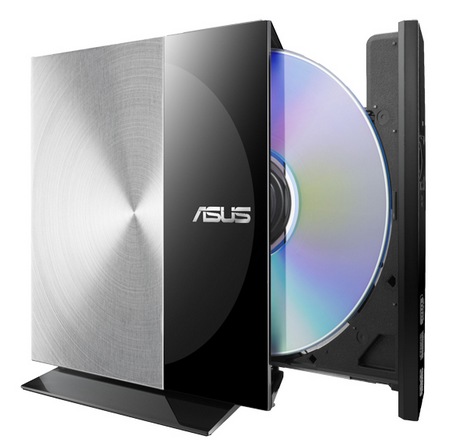 Asus SDRW-08D3S-U Stylish External DVD Burner for Smart TVs and Tablets stand