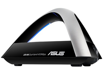 Asus USB-N66 Dual-Band N900 USB WiFi Adapter side