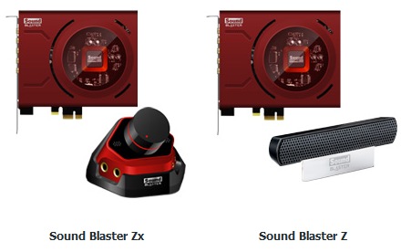 Creative Sound Blaster Zx and Z PCI Express Sound Card 1