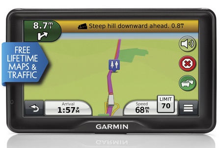 Garmin dezl 760LMT Truck Navigator with 7-inch Touchscreen front