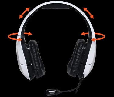 Mad Catz TRITTON 720+ 7.1 Surround Headset with Dolby Headphones Technology headrail
