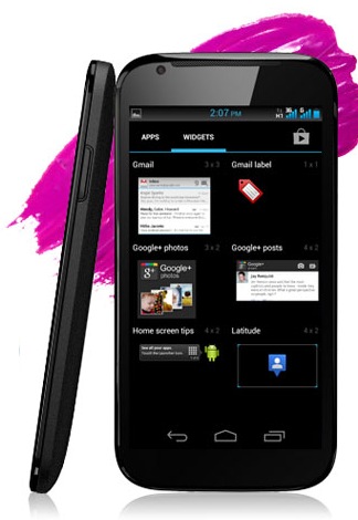 Micromax Superfone Canvas A100 dual-sim android smartphone side