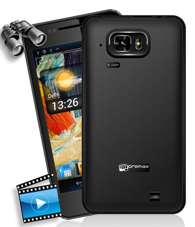 Micromax Superfone Pixel A90 Dual-SIM Android Smartphone back