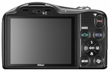 Nikon CoolPix L610 Compact Camera with 14x Optical Zoom back