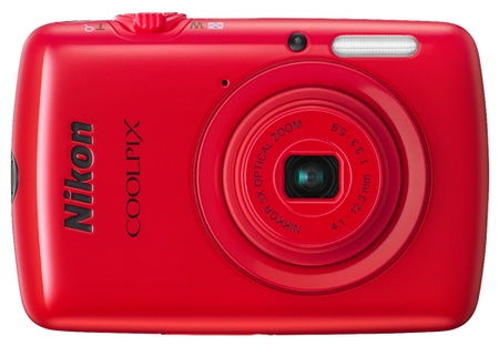 Nikon CoolPix S01 Ultra-compact Digital Camera red