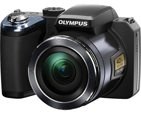 Olympus STYLUS SP-820UZ iHS gets 40x Ultra Zoom black