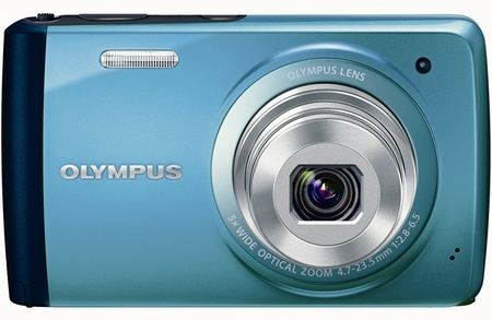 Olympus STYLUS VH-410 Compact Touchscreen Digital Camera blue