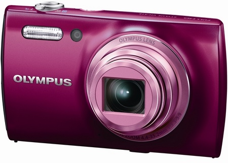Olympus STYLUS VH-515 compact digital camera purple