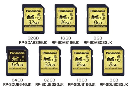 Panasonic RP-SDAB and RP-SDUB Series Rugged UHS-I SDHC Cards