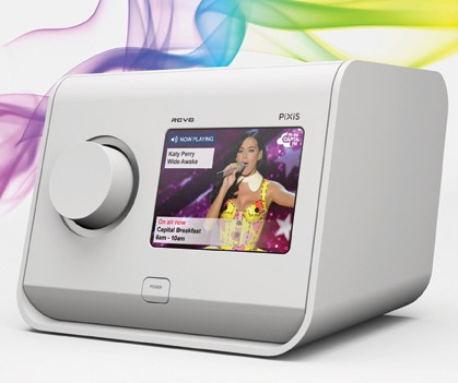 Revo PiXiS Digital Radio with Touchscreen white