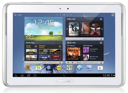 Samsung Galaxy Note 10.1 Tablet white