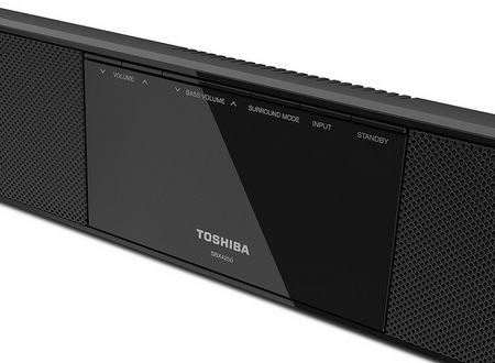 Toshiba SBX4250 Soundbar Speaker System front panel