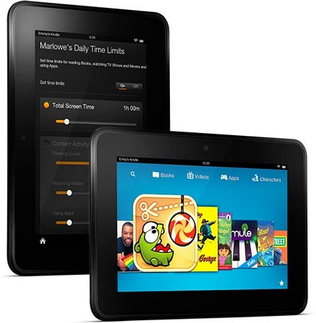 Amazon Kindle Fire HD 7-inch with 720p Display and Dual-band WiFi kindle freetime