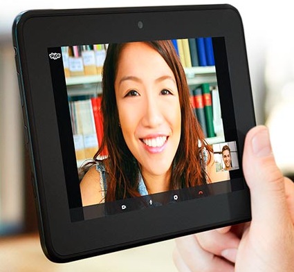 Amazon Kindle Fire HD 7-inch with 720p Display and Dual-band WiFi skype