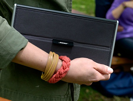 Bose SoundLink Bluetooth Mobile Speaker II on hand