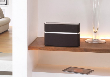 Bowers & Wilkins A5 AirPlay Wireless Music System in use