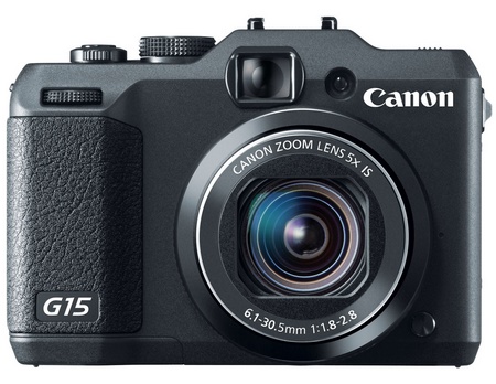 Canon PowerShot G15 Camera gets f1.8-2.8 Lens front