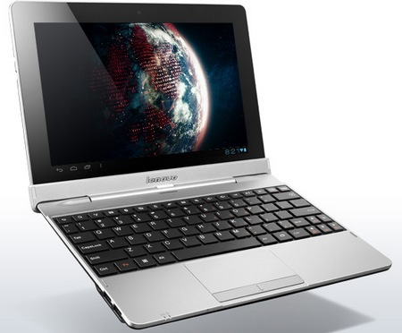 Lenovo IdeaTab S2110 Tablet with Optional Keyboard Dock attached
