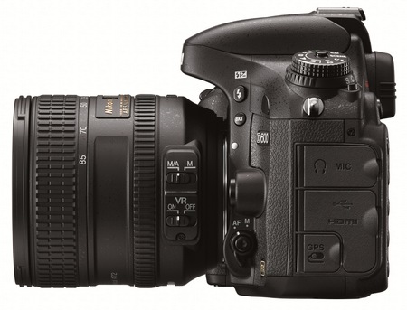 Nikon D600 Full-Frame DSLR Camera side