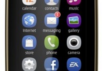 Nokia Asha 308 S40 Touchscreen Phone dual sim front
