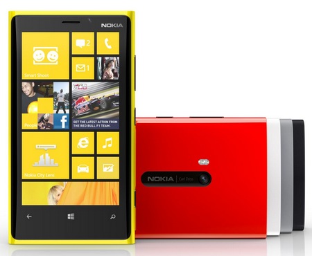 Nokia Lumia 920 Flagship Windows Phone 8 Smartphone colors