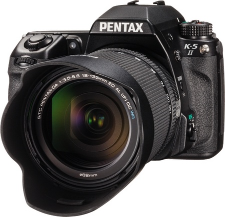 Pentax K-5 II DSLR Camera with DA 18-135mm WR zoom lens