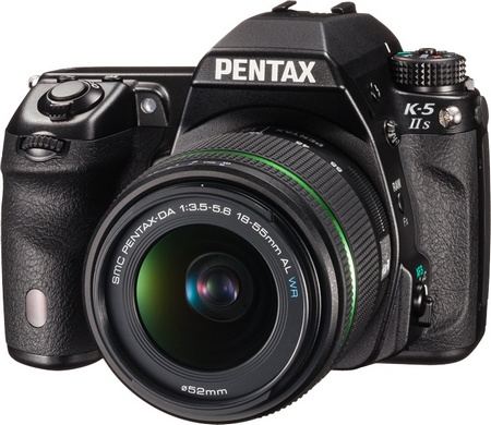 Pentax K-5 IIs DSLR Camera with DA 18-55mm WR zoom lens