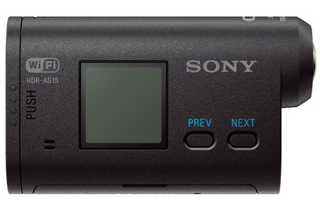 Sony Action Cam HDR-AS10 and HDR-AS15 HD Sports Cameras no case side