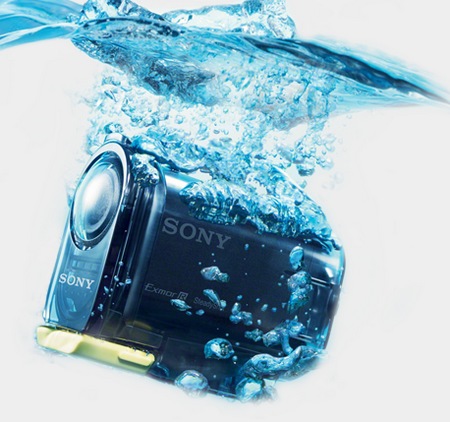 Sony Action Cam HDR-AS10 and HDR-AS15 HD Sports Cameras water