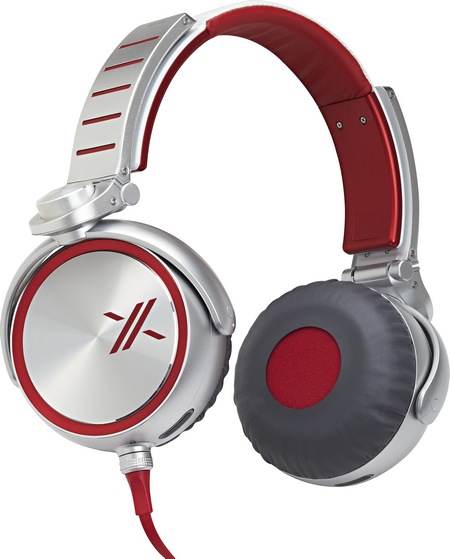 Sony X Headphones with Simon Cowell's Backing red 1