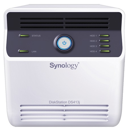 Synology DiskStation DS413j 4-bay NAS Server front