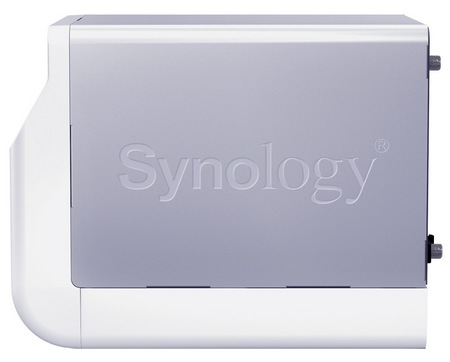 Synology DiskStation DS413j 4-bay NAS Server side