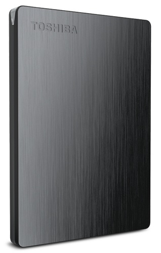 Toshiba Canvio Slim USB 3.0 Portable Hard Drive black 1