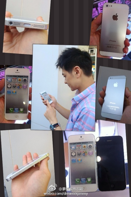 Working iPhone 5 heads to Weibo by Jimmy Lin