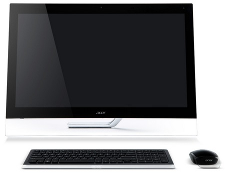 Acer Aspire 7600U Touchscreen Windows 8 All-in-one PC front