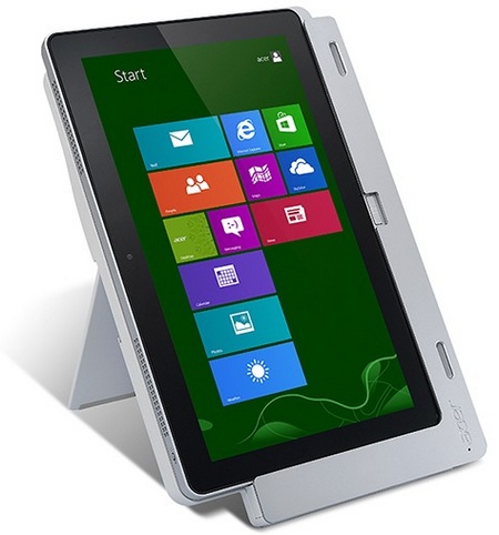 Acer Iconia W700 Windows 8 Tablet PCs on cradle