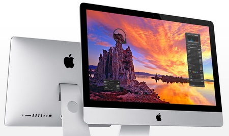 Apple iMac 2012 front back