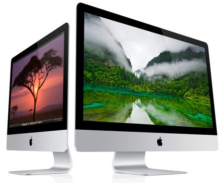 Apple iMac 2012 sizes