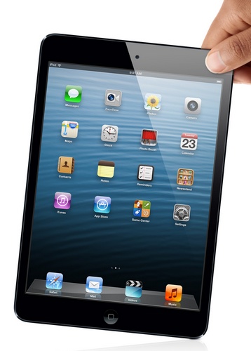 Apple iPad mini 7.9-inch Touchscreen, dual-core A5 lte 1080p video hand 2