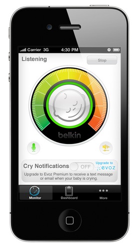 Belkin WeMo Baby iPhone Baby Monitor app