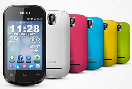 Blu Products Dash 3.5 Entry-level Dual-SIM Android Smartphone colors