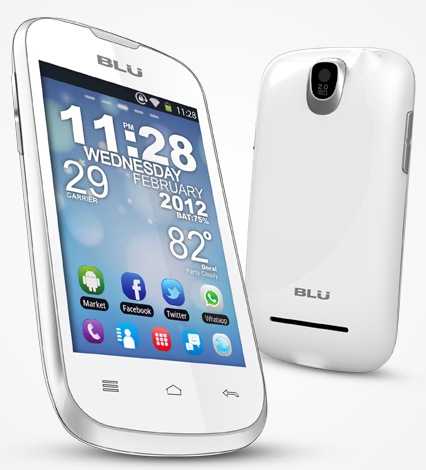 Blu Products Dash 3.5 Entry-level Dual-SIM Android Smartphone white