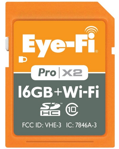 Eye-Fi Pro X2 16GB Wireless SD Card