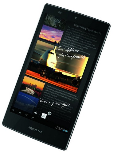 KDDI au Sharp AQUOS Pad SHT21 7-inch Tablet with IGZO Touchscreen Display