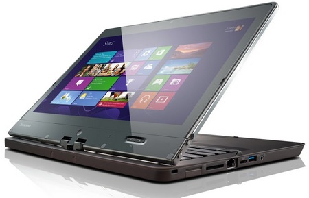 Lenovo ThinkPad Twist Windows 8 Convertible Ultrabook for Business stand 1