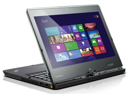 Lenovo ThinkPad Twist Windows 8 Convertible Ultrabook for Business stand
