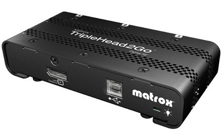 Matrox TripleHead2Go Digital SE Multi-monitor Adapter angle