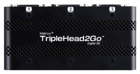 Matrox TripleHead2Go Digital SE Multi-monitor Adapter top