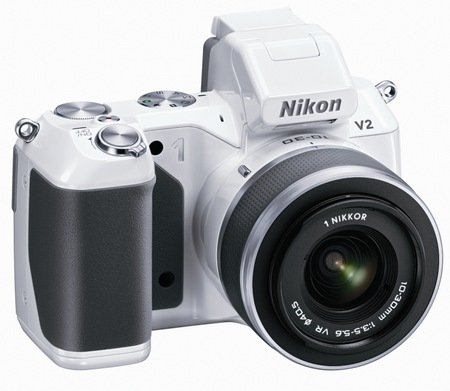 Nikon 1 V2 Interchangeable Lens Mirrorless Camera white