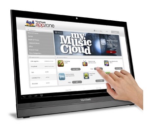 ViewSonic VSD220 Smart Display runs Android touch